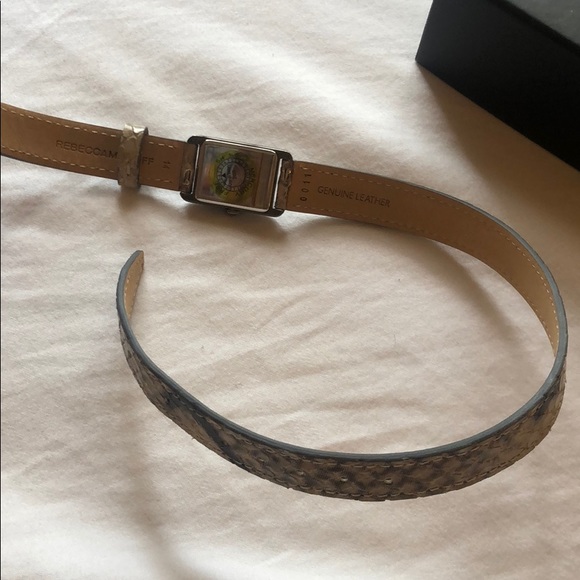 Rebecca Minkoff Wrap Snakeskin Womens Watch - Picture 11 of 11